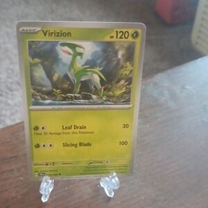 Pokemon Virizion Card - Vibrant Green and Yellow